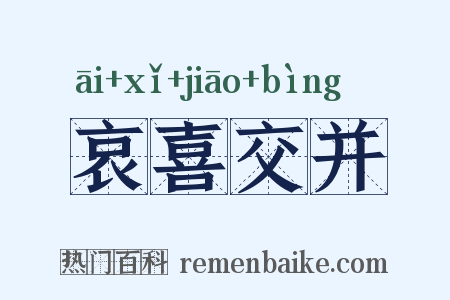 哀喜交并是什么意思的图片